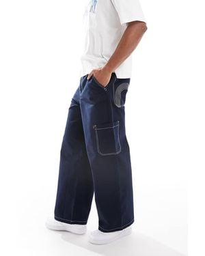 ASOS Super baggy Cargo Trousers - Blue