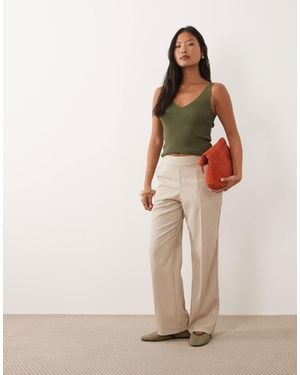 Miss Selfridge – elegante hose - Natur