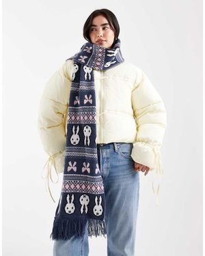 Daisy Street X Miffy Graphic Scarf - Blue