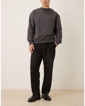 ASOS Co-ord Oversized Tapered Jeans - Black