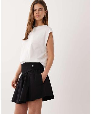 Polo Ralph Lauren Woven A-Line Skirt - White