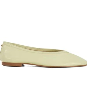Dune Hetta Ballet Court Shoes - Natural