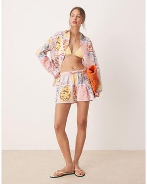 Miss Selfridge Shorts - Orange