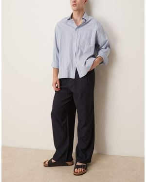 ASOS Wide Leg Trousers - Brown