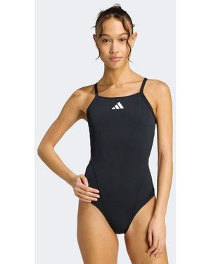 adidas Ripstream Team Thin Straps C-Back Swimsuit - Blue