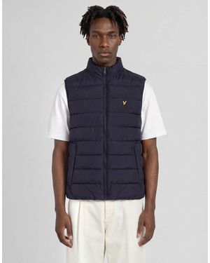 Lyle & Scott Mid Jackets Quilted Puffer Gilet - Blue
