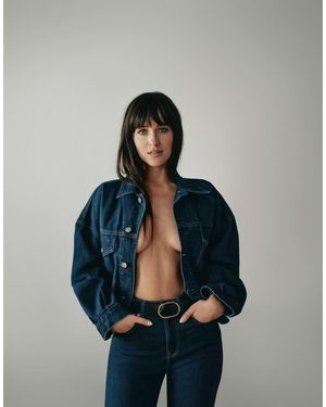 Calvin Klein Relaxed Denim Trucker Jacket - Blue