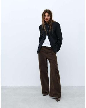 Pull&Bear Baggy Jeans - Zwart