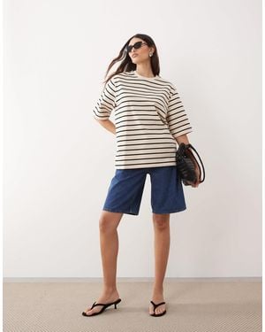 ARRANGE Oversized Premium Heavy Weight T-shirt - Blue