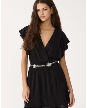 Stradivarius – minikleid - Schwarz