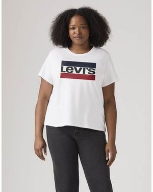Levi's Perfect Tee (Taglia Comoda) - Bianco