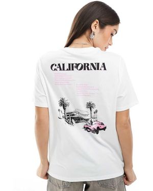 Pimkie California Back Print T-shirt - White
