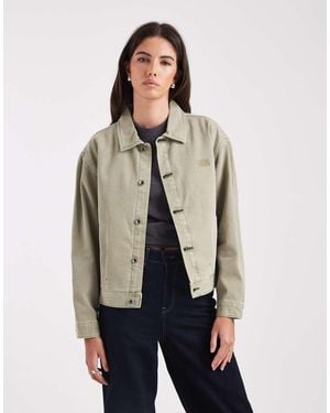 Vans Chaqueta Verde Para Mujer Pomona Station De - Neutro