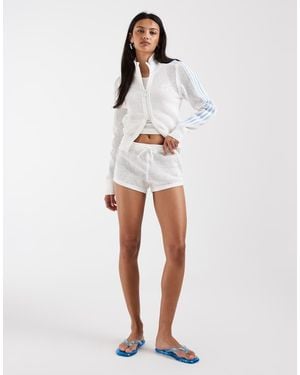 adidas Originals Crochet Shorts - White