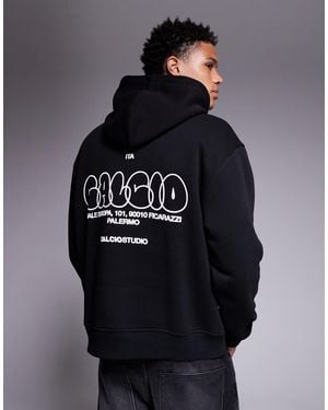 ASOS – oversize-kapuzenpullover - Schwarz