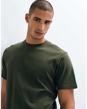 Threadbare Camiseta De Manga Corta De Algodón En-Verde