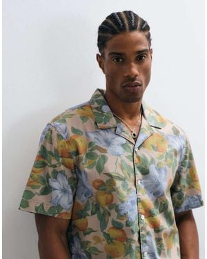 Levi's Sunset Short Sleeve Camp Shirt Co-ord - Multicolour