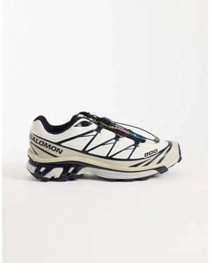 Salomon Xt-6 - baskets - vanille glacé et argent nuage - Blanc