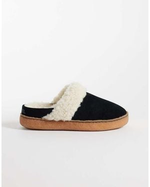 Sorel Zapatilla Forrada De Sherpa En - Negro