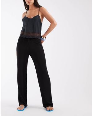 JJXX Co-ord Knitted Pants - Blue