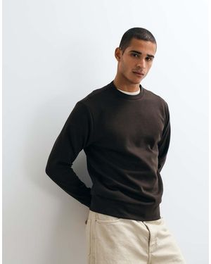 Mango Sweatshirt Met Katoenmix - Zwart