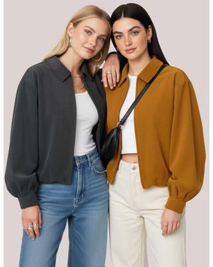 HYPEDROP – bomberjacke - Braun