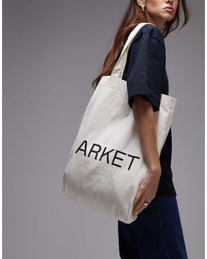 ARKET Canvas Tote Bag - Blue