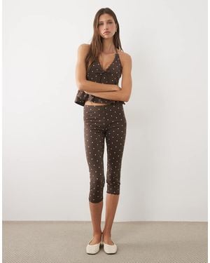 Miss Selfridge Capri Trousers - Natural
