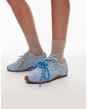 Bronx – myr-aa – schnür-sneaker aus wildleder - Blau