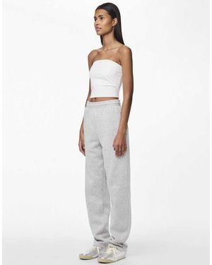 Pieces Joggers - White