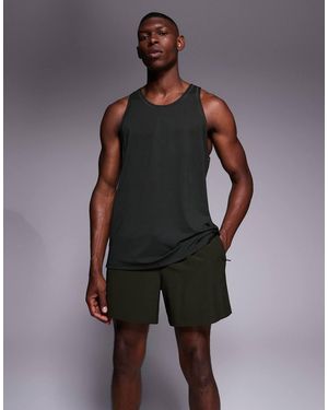 4505 Icon 5 Inch Quick Dry Training Shorts With Zip Pockets - Green