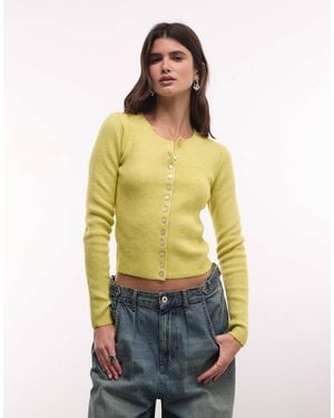 Monki Knitted Compact Cardigan - Multicolour