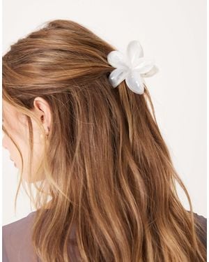 ASOS – haarklammer im hibiskus-design - Braun