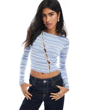 Cotton On Asymmetric Cardigan - Blue