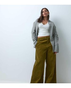 ASOS Asos Design Curve Pantaloni Dritti - Verde