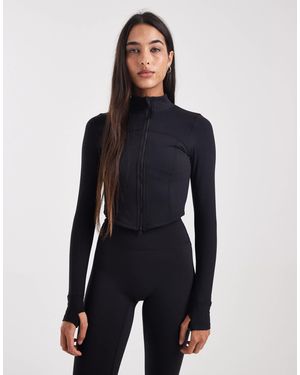 Cotton On – ultraweiche, figurbetonte jacke - Blau