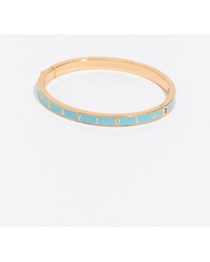 Bimba Y Lola Pulsera Rígida Con Logotipo - Blanco