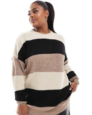 Yours Colour Block Jumper - Multicolour