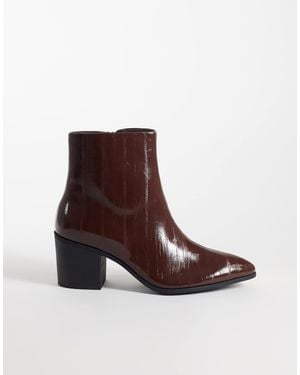 ASOS Heeled Chelsea Boots - Brown