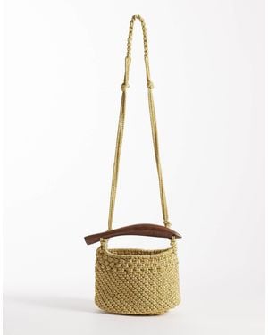 Accessorize Sac bandoulière avec poignée style poisson - Neutre