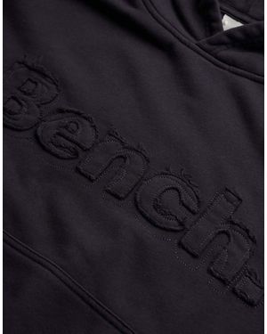Bench x Superdry & Co Oversized Applique Hoodie - Blue