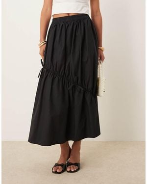 Jdy Bow Details Maxi Skirt - Black