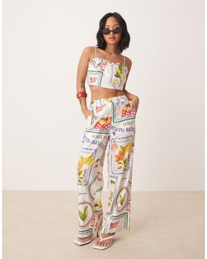 Ever New Petite Linen Pants - Natural