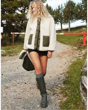 Stradivarius Giacca Color Vaniglia - Verde