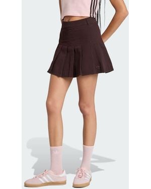 adidas Originals Twill Pleated Skirt - Multicolour