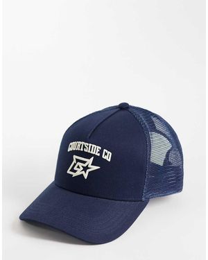 Courtside Cappellino Con Logo - Blu