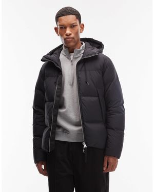 ARKET Down Filled Puffer Jacket With Hood - Gray