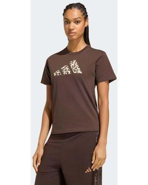 adidas Originals Animal Graphic T-shirt - Brown