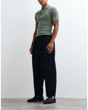 ASOS Oversized Tapered Pants - Black