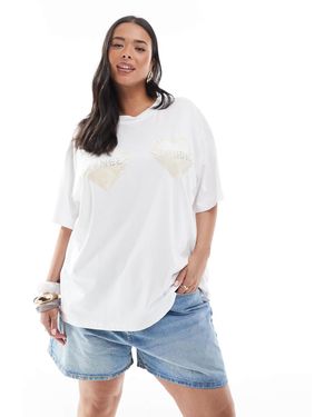 Renee Studio Plus – exklusiv – t-shirt - Weiß